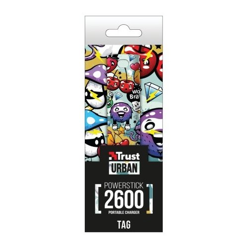 Trust UrbanRevolt Tag PowerStick Portable Charger 2600