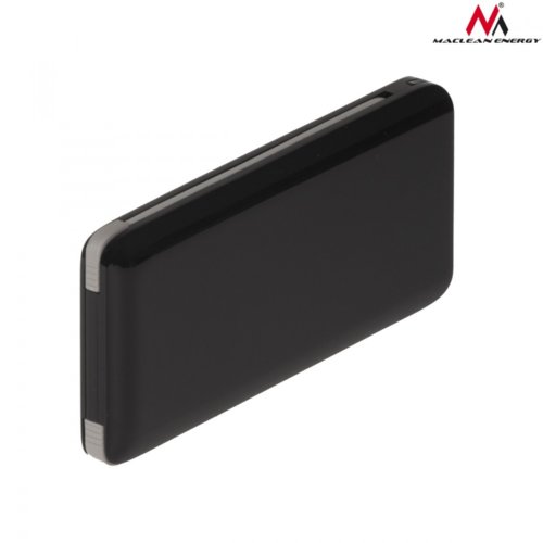 Maclean Powerbank 8000mAh czarny MCE140 B wbudowane kable, 3 USB max 2,4A