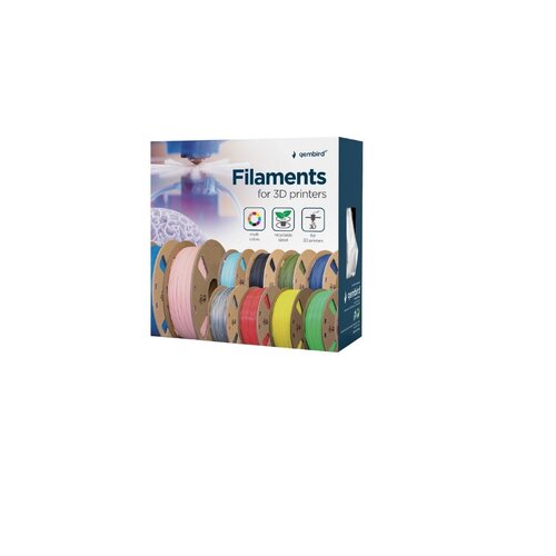 Filament Gembird 3DP-PLA1.75-01-BK czarny