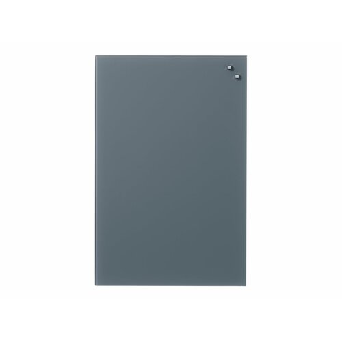 NAGA Szklana tablica magnetyczna szara 40x60 cm