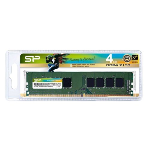 Pamięć DDR4 Silicon Power 4GB 2133MHz PC4-17000 CL15 1.2V 288pin
