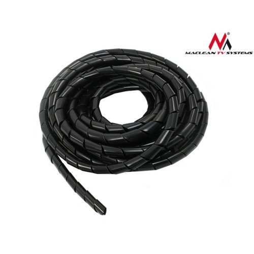 Maclean Osłona maskująca na kable MCTV-685 B (8.7*10mm) 3m czarna spirala