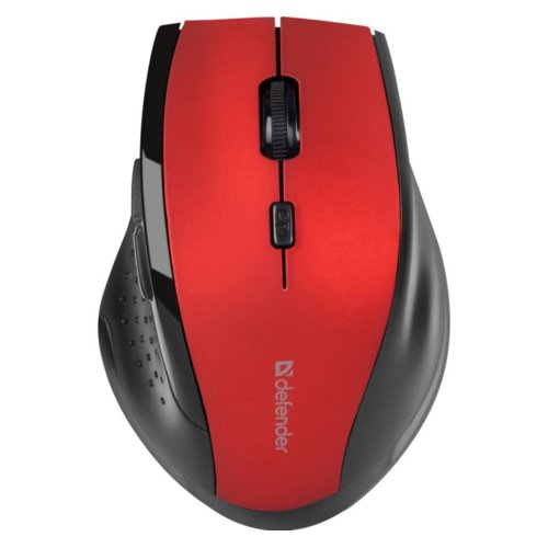 Mysz bezprzewodowa Defender ACCURA MM-365 optyczna 1600dpi 6P czerwona