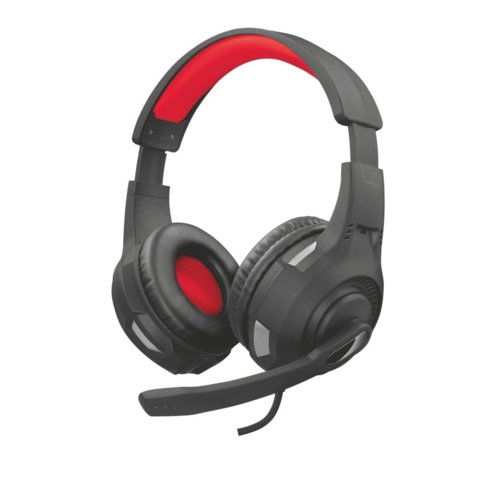 Słuchawki gamingowe z mikrofonem Trust GXT 307 Ravu Czarno-czerwone
