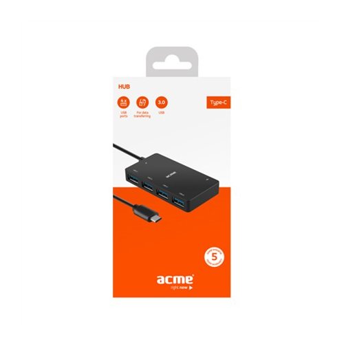 Hub USB ACME HB530, 4 porty USB 3.0, wtyk USB 3.0 type-C