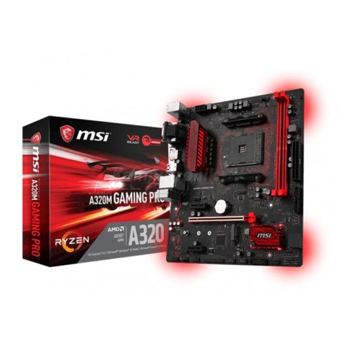 Płyta MSI A320M GAMING PRO /AMD A320/DDR4/SATA3/M.2/USB3.0/PCIe3.0/AM4/mATX