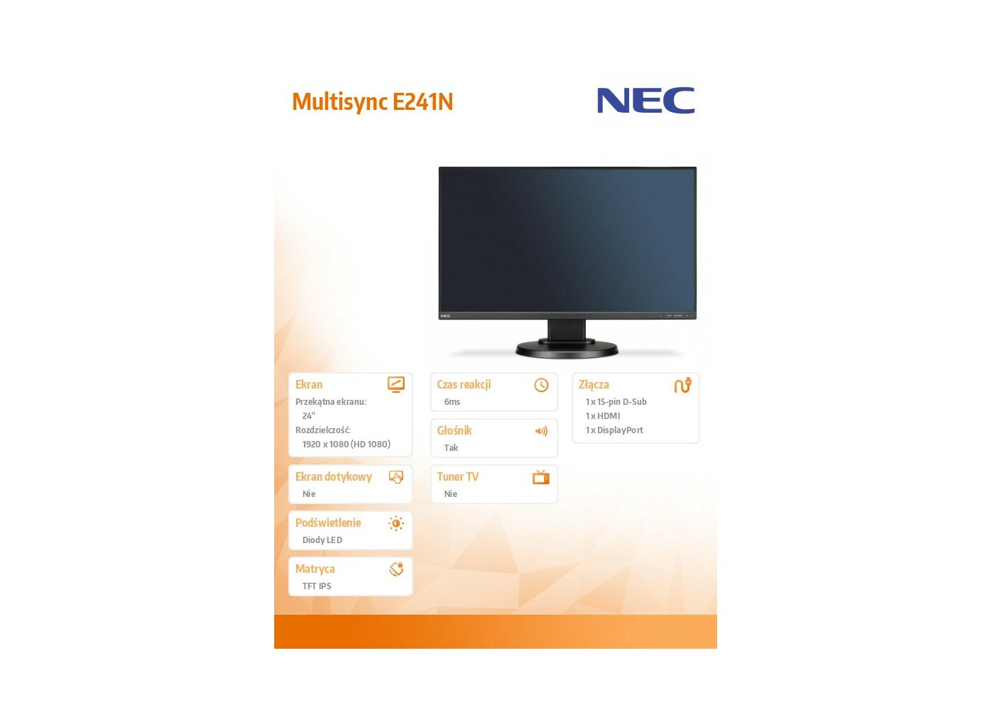 Настройка монитора nec multisync e241n