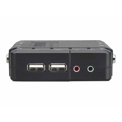 Przełącznik KVM Manhattan 4-portowy USB, Audio IDATA IVIEW-U4L 