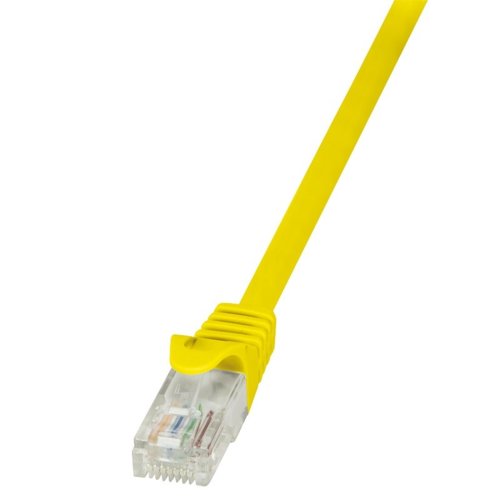 LogiLink Patch Cable CAT.5e U/UTP, 1.5m, żółty