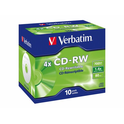 Verbatim CD-RW 12x 700MB 10P JC 43148