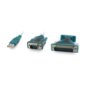 4world Adapter USB 2.0 do RS 232 DB9M DB25M - OEM