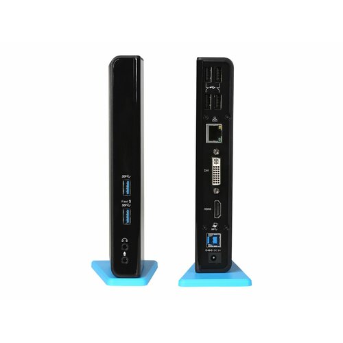 Stacja dokująca i-tec USB 3.0 1x DVI 1x HDMI 2048x1152 Px+Adapter DVI-VGA GLAN 2x USB 3.0 4x USB 2.0