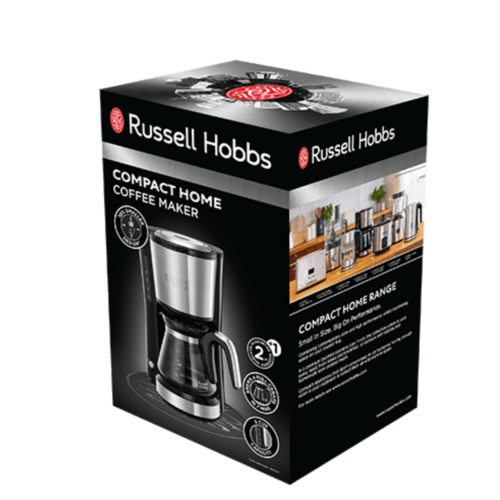Ekspres przelewowy Russell Hobbs Compact Home 24210-56 Czarny/Srebrny