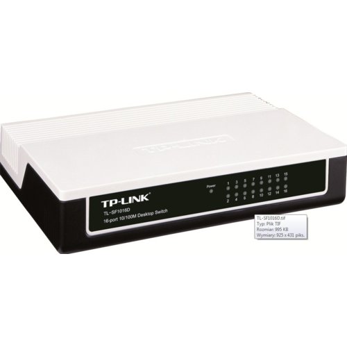 TP-Link Przełšcznik TL-SF1016D 16xTP 10/100Mbps switch