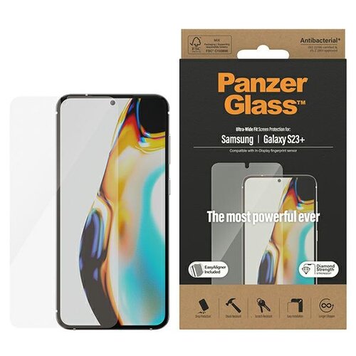 Szkło hartowane z aplikatorem do Samsung Galaxy S23+ PanzerGlass™ Ultra-Wide Fit