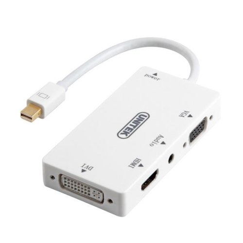 Adapter Unitek mini DisplayPort do DVI/VGA/HDMI, Y-6354
