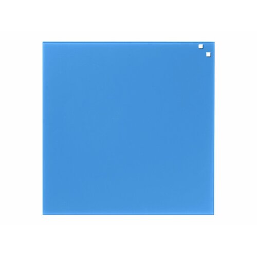 Tablica magnetyczna NAGA 45x45 szklana niebieska