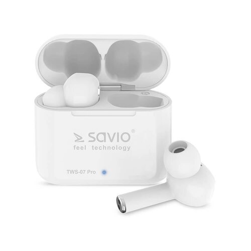 Słuchawki Savio TWS-07 PRO Białe