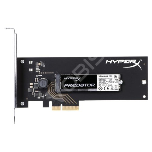 HyperX SSD HYPERX PREDATOR 240GB M.2 2280 PCIe Gen2.0 x4 1400/600MB/s + adapter HHHL
