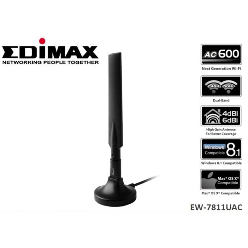 Edimax Karta sieciowa bezprzewodowa EW-7811UAC USB 2.0