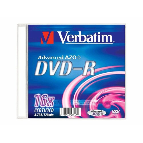 DVD-R Verbatim Matt Silver 4,7GB 16x 1szt. slim