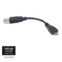 Qoltec Przejściówka USB 2.0 A męska/ Micro USB męska 10cm