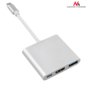 Maclean Adapter USB-C - HDMI / USB 3.0 / USB-C MCTV-840