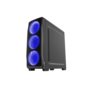 NATEC Obudowa Genesis Titan 750 USB 3.0 z oknem niebieskie  podświetlenie
