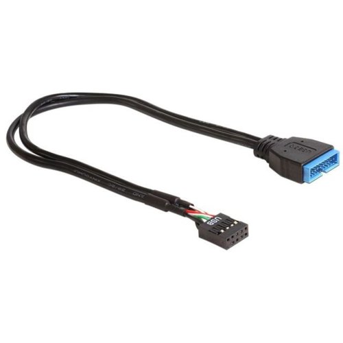 Przedłużacz USB Delock pinheader 9 pin(F) - pinheader 19 pin(M) 0.3m