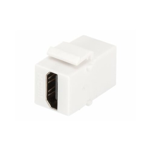 Digitus Moduł Keystone HDMI, łącznik do gniazd i pustych paneli, żeński/żeński, biały