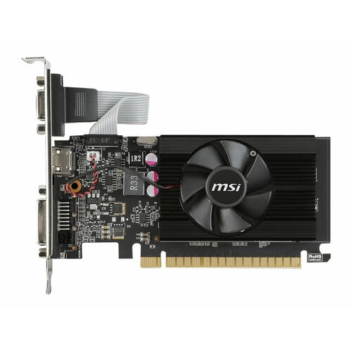 MSI NVIDIA GF GT 710 1GD3H LP 1024MB DDR3 64b PCI-E 2.0 (954MHz/1600MHz) Low profile