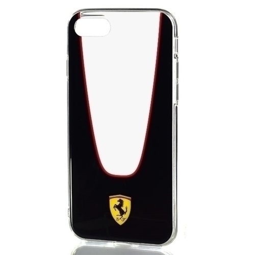 Ferrari Etui FEAPHCP7BK hardcase iPhone 7 transparent/czarny