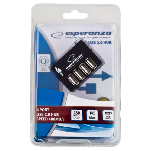 ESPERANZA HUB USB 4 PORTOWY EA126
