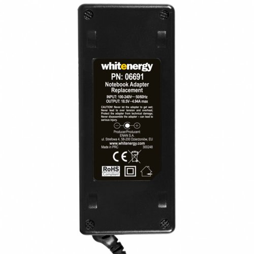 Whitenergy BateriaAC 230V/18.5V4.94A plug 7.4x5.0mm