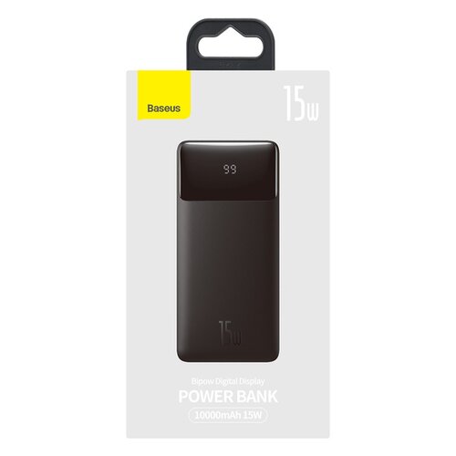 PowerBank Baseus PPDML-I01 Bipow Digital Display 10000mAh 15W czarny