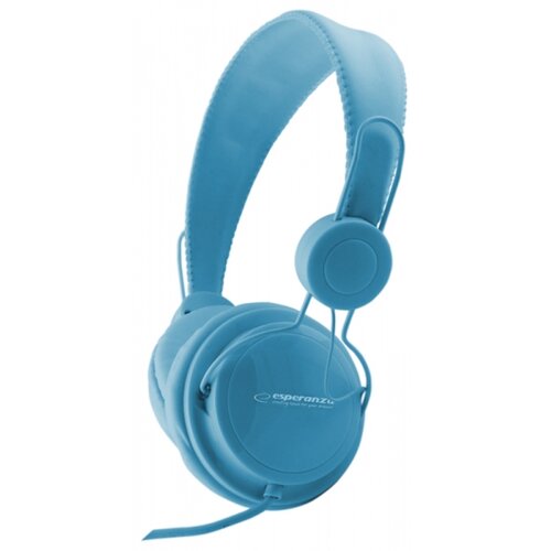 Słuchawki stereo Esperanza EH148B niebieskie