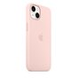 Apple iPhone 13 Silicone Case with MagSafe – Chalk Pink