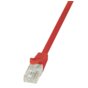 Patchcord LogiLink CP2034U CAT.6 U/UTP 1m, czerwony