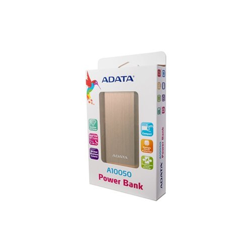 Adata Power Bank AA10050 10050 mAh Gold 2.1A