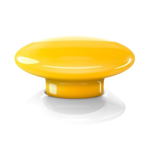 Inteligentny przycisk Fibaro FGPB-101-4  ZW5 The Button wewnętrzny żółty