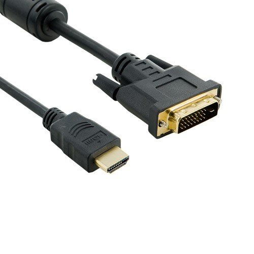 4world Kabel DVI-D (24+1) - HDMI (19) | M/M | 3m | czarny