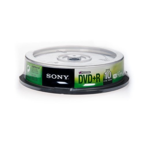 DVD+R Sony 10DPR47SP 4,7GB 16x 10szt. spindle