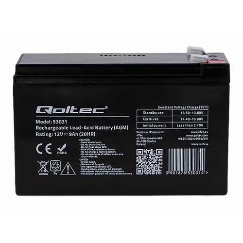 Akumulator Qoltec 53031 ( 12V 9000mAh )