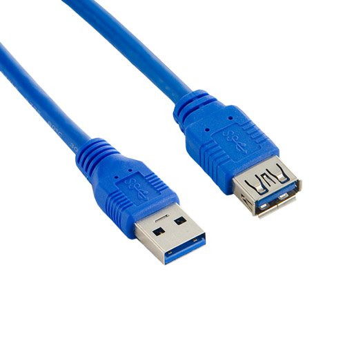 4World Kabel USB 3.0 AM-AF 5.0m|blue