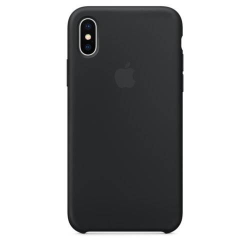 Apple iPhone X Silicone Case MQT12ZM/A - Black