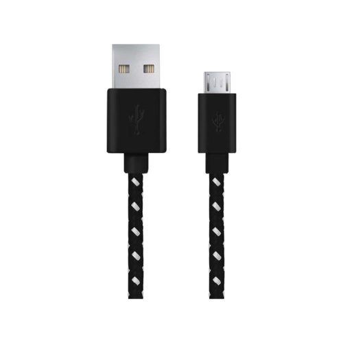 Kabel USB ESPERANZA Micro USB 2.0 A-B M/M OPLOT 1,0m | czarny