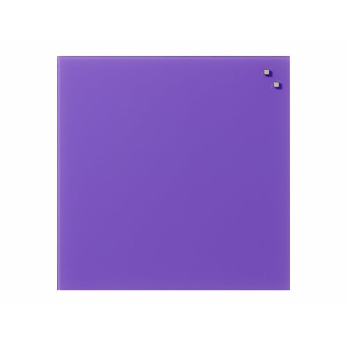 Tablica magnetyczna NAGA 45x45 szklana fioletowa