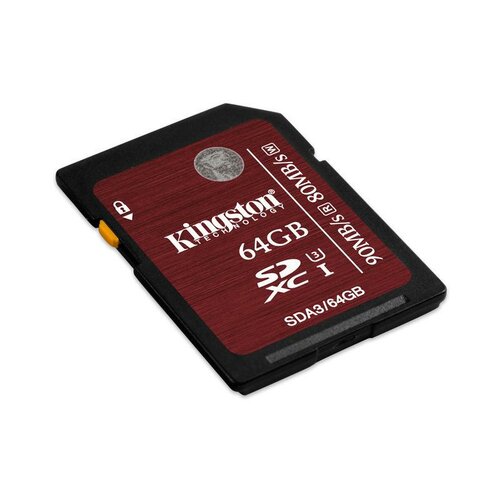 Kingston SDHC 64GB Class10 UHS-I U3 Card 90/80 MB/s