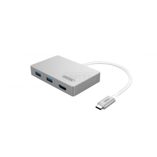 Unitek Adapter USB TYP-C na 3x USB3.0 + HDMI, Y-3707