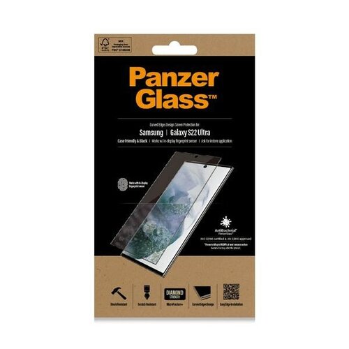 Szkło hartowane PanzerGlass E2E Microfracture do Galaxy S22 Ultra